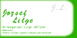 jozsef lilge business card